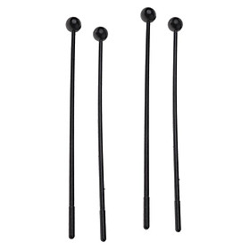 2 Pairs Children Percussion Mallet Parts Early Educational Toys Black 265mm