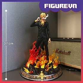 Mô hình Sanji vest đen 37 cm có led - One Piece