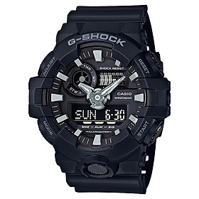 Đồng hồ nam dây nhựa Casio G-Shock chính hãng GA-700-1BDR