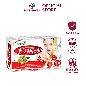 Viên Uống Bổ Sung Vitamin E EDK500 - Giúp Tăng Cường Chống Oxy Hóa, Trẻ Hóa Và Làm Đẹp Da