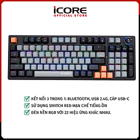Mua Bàn Phím Cơ Không Dây iCore G981 - Hàng Chính Hãng