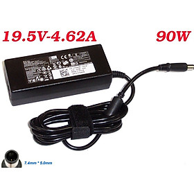 Mua Sạc laptop D.e.l.l 19.5V - 4.62A 90W Chân kim to 7.4mm x 5.0mm - dùng cho laptop Latitude E4310  E6410 E6510 E6420 E6520 E5530  Vostro 3450  3560  5460  5560  E7240  E7440  E7250  E7450 - Hàng chính hãng