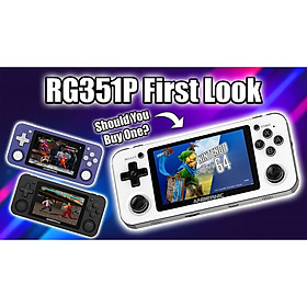 Mua Máy chơi game RG351P 2021 - Thẻ 64GB - Chơi game PSP  PS1  NDS  SEGA  MAME  CPS  NES  SNES  GBA  GBC và hàng chục hệ máy khác