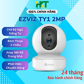 Camera IP Wifi Trong Nhà Ezviz TY1 2MP Quay Quét 360 độ, Đàm Thoại 2 Chiều - Hàng chính hãng