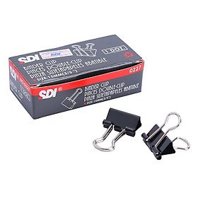Bộ 2 Kẹp Giấy 15Mm 0227 (12 cái/hộp)