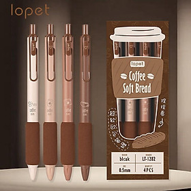 bút bi nước lopet phong cách cổ điển coffeee soft bread - mực đen - but001