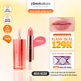 Son Thỏi Màu Cam Sữa Lì Mịn Siêu Dưỡng Yumeisakura Chotto Matte Milky Orange Lipstick YMS18 3.5g