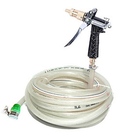 Bộ dây và vòi xịt tăng áp lực nước lên 300% loại 20m (cút đồng- dây trắng) tưới cây dọn dẹp nhà cửa,rửa xe,vòi,vòi xịt rửa,vòi tưới cây,tưới rau,cọ rửa nhà tắm ,bồn cầu 236497499498-1