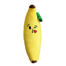 Gấu bông trái chuối đáng yêu size 30cm (mặt cảm xúc ngẫu nhiên - tặng khẩu trang thời trang vải Su) - Gấu Bông - Sóc Nhí