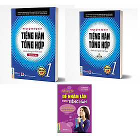 Combo Sách Tiếng hàn tổng hợp dành cho người Việt Nam - Sơ cấp 1 + những điều dễ nhầm lẫn trong tiếng hàn