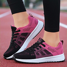 Giày Nữ Giày Chạy Bộ Nhẹ Cho Nữ Giày Thể Thao Thoải Mái Chạy Bộ Quần Vợt Color: Black Shoe Size: 41