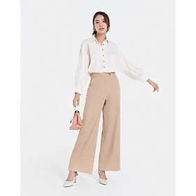 Quần Dài Ống Rộng Nữ Thời Trang JUNO Chạy Chỉ Nổi JNQDA020
