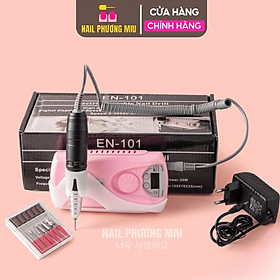 Máy Mài Móng Tích Điện EN101 Tay Đen Cao Cấp, Công Suất 30,000 RPM, Pin Tích Điện Gọn Nhẹ, Dễ Dùng Cho Làm Nail Chuyên Nghiệp