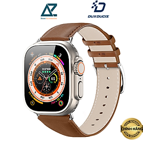 Dây đeo da chống nước Dux Ducis YS Series cho Apple Watch Ultra 2 / 1, Apple Watch Series 9-1/SE/SE 2022_ Hàng chính hãng