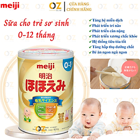 Sữa cho trẻ sơ sinh 0-12 tháng tuổi Meiji Nhật giàu dưỡng chất kèm DHA giúp phát triển cân đối chiều cao, cân nặng, trí não cho bé - OZ Slim Store