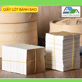 Giấy Lót Bánh Bao GIẤY NẾN Hình Vuông 10x10 Cm Set 6 Kg 21,000 Tờ Cho Tiệm Sản Xuất Kinh Doanh Bánh Bao - GIAYBBAO6KG