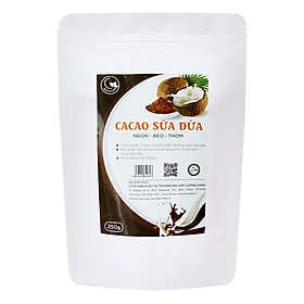 Bột cacao sữa dừa GreenD Food 250g