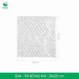 Mua B3A - 25x25 cm - 100 Túi bóng khí chống sốc đóng hàng - Túi gói hàng  bọc chống sốc  xốp chống sốc