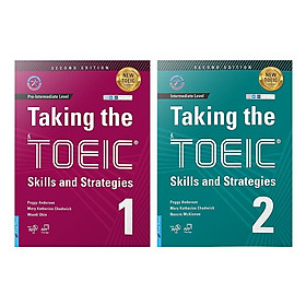 Sách - Combo 2 Cuốn Taking The TOEIC - Skills and Strategies 1 + 2 (Kèm 1MP3)