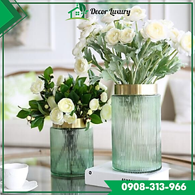Mua Bình Sọc Xanh Trang Trí Phong Cách Bắc Âu