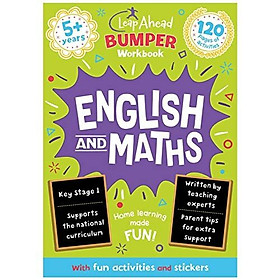Leap Ahead Bumper Workbook 5+ Years English and Mathsv