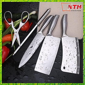 Mua Bộ Dao Nhà Bếp Cao Cấp Nhật Bản 5 Món (Không Đế)