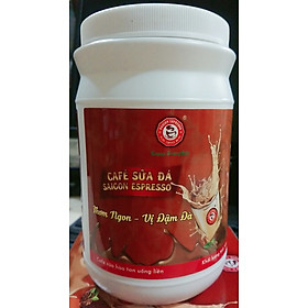 Cà phê sữa đá Saigon Espresso hòa tan, HỦ NHỰA 500g/hủ