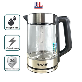 Mua Ấm siêu tốc  ấm thủy tinh cao cấp ZHUNE 1.8L công suất 1500W hàng chính hãng