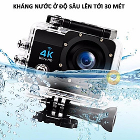 Camera hành trình chống nước 4K SPORT Ultra HD DV, Camera Hành Trình 4K Sports Cao Cấp Nhỏ Gọn Lấy Nét Hd z