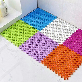 Mua (Giá sale) Thảm nhựa ghép nhiều màu