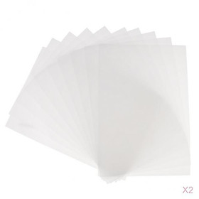 20 Pieces Heat Shrinkable Paper Shrink Film Paper Sheets for DIY Hanging Charms Fine Polish