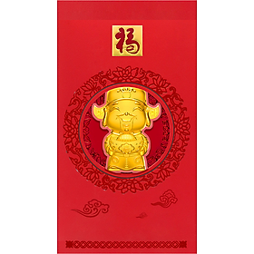 Bao lì xì vàng 24K Thần Tài trẻ 2020 - ANCARAT