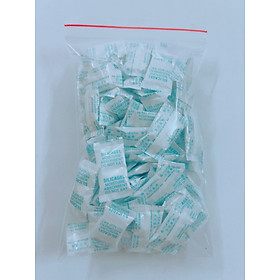 Mua 100 gói hút ẩm vỏ nylon nano chuyên dùng cho thực phẩm  bánh kẹo siêu hút ẩm nhãn hiệu MAX DESI - hàng chính hãng