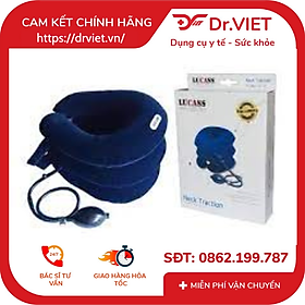 Đai hơi cổ Lucass NC-9 chính hãng hỗ trợ đau mỏi thoát vị cổ