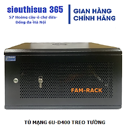 Tủ mạng, Tủ Rack 6U-D400 Hiệu FAM-RACK-Hàng chính hãng