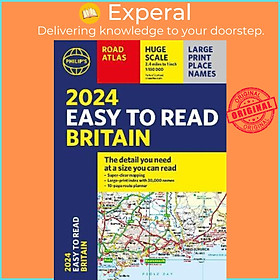 Sách - 2024 Philip's Easy to Read : (A4 Paperback) by Philip&#x27;s Maps (UK edition, paperback)