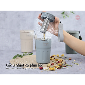 Mua  Hàng chính hãng  Bình giữ nhiệt inox có phin lọc iMat 380ml / 500ml / 1200ml / 1500ml / 2000ml Dùng ủ  giữ nhiệt  sản phẩm làm Inox 304