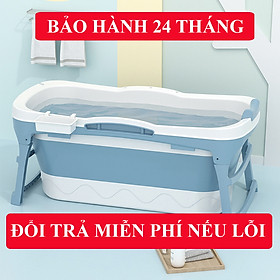 Bồn Tắm Gấp Gọn Người Lớn Dài 128cm - Bồn Xông Hơi Gia Đình Chất Liệu Silicon Cao Cấp, Thiết Kế Chắc Chắn, An Toàn Có Thể Làm Bể Bơi Trẻ Em - Hàng chính hãng