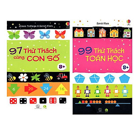 Download sách Sách 99 thử thách toán học và 97 thử thách cùng con số phát triển tư duy iq cho bé - bộ 2 cuốn, in màu ( 6 - 13 tuổi )