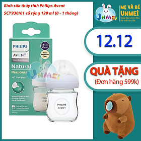 Bình Sữa Thủy Tinh Philips Avent SCF671/13 (120ml)