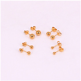 Bông Tai Trái Châu Chất Liệu Thép Titan Không Han Rỉ TT 0606 - 1 Cặp