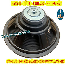 Hình ảnh LOA BASS 30 TỪ 100MM COIL 35.5 CHO LOA KÉO HOẶC AMPLI VỪA VÀ NHỎ HÀNG CHÍNH HÃNG - GIÁ 1 CÁI