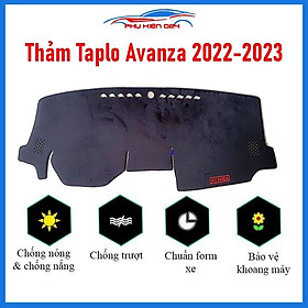 Thảm taplo xe ô tô Avanza 2022-2023 chống nắng nóng làm mát xe mở rộng tầm nhìn