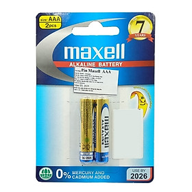 Pin Maxell Alkaline AAA 1.5V 2 Viên