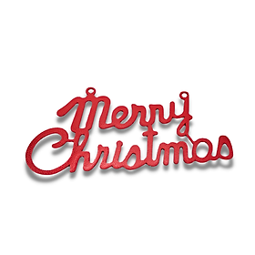 Mua Chữ merry chrimas đơn giản trang trí noel trang trí cây thông