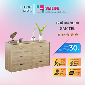 Tủ đựng quần áo phòng ngủ SMLIFE Samtel
