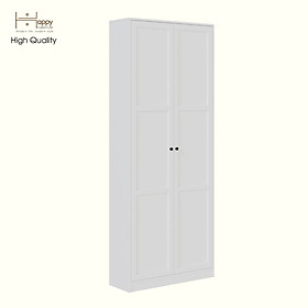 Mua HAPPY FURNITURE   MATTA - Kệ sách 6 tầng 2 cánh mở  KSA_065   80cm x 28cm x 200cm DxRxC