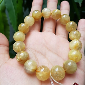 Vòng tay thạch anh tóc vàng VIP