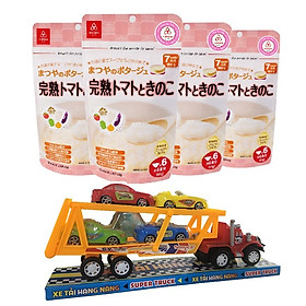 Combo 4 Gói Cháo Gạo Koshihikari Cà Chua Và Nấm Matsuya 60g