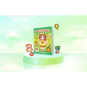 Chibi Fashion Công chúa hiện đại (100+ stickers dễ thương) - Sách bóc dán sticker cho bé gái
